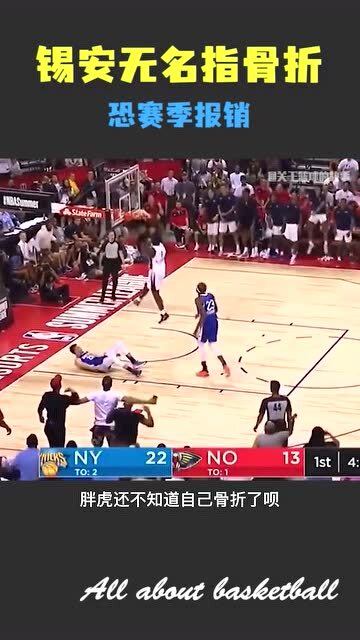  鹈鹕状元锡安遭遇左膝扭伤  